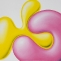 Kenny Scharf, Squeeze 'N Poke Blob, 2009, oil on linen, 25 x 39 inches (63.5 x 99.1 cm)